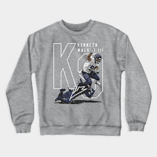 Kenneth Walker III Seattle Hurdle Crewneck Sweatshirt